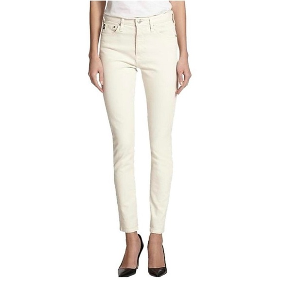 Helmut Lang Beige Skinny Jeans - Picture 1 of 9